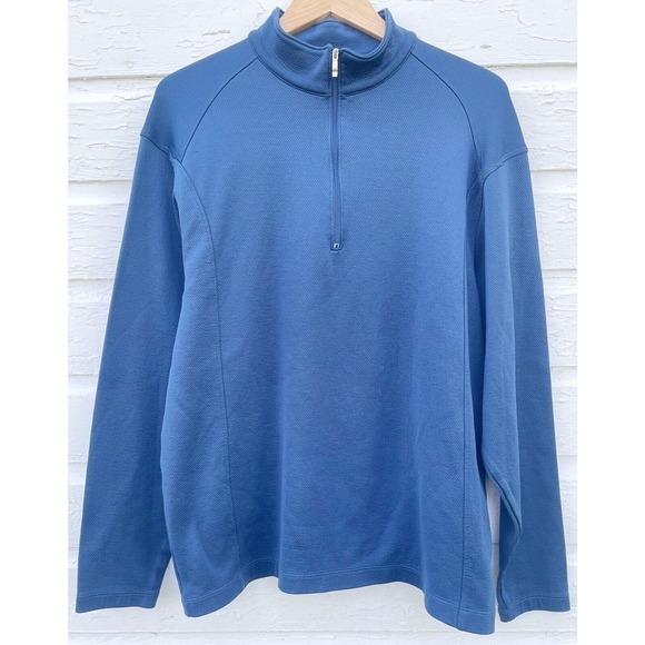NIKE GOLF 1/4 Zip Sweatshirt Pullover Navy Blue MILLER LITE Embroidered XL Mens - Picture 2 of 8